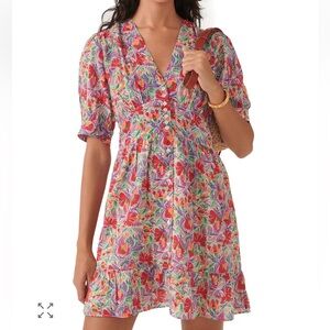 Ba&sh Aniela Button Front Dress